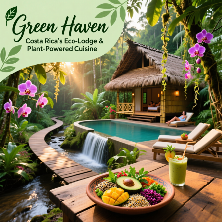 Eco-Lodges in Costa Rica with Delicious Plant-Based Meals